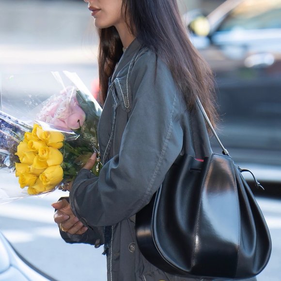 Mansur Gavriel Lilium Bag - Large Black - Picture 1 of 8